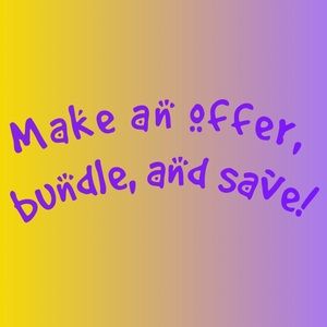 Bundle and save!  All offers considered!